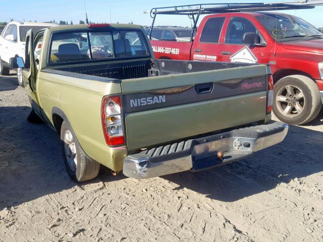 1N6DD21S0WC381886 - 1998 NISSAN FRONTIER X GREEN photo 3