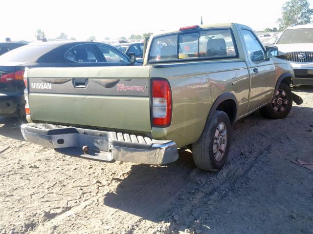 1N6DD21S0WC381886 - 1998 NISSAN FRONTIER X GREEN photo 4