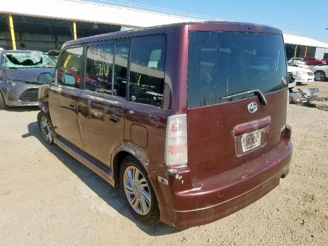 JTLKT324940164259 - 2004 TOYOTA SCION XB PURPLE photo 3