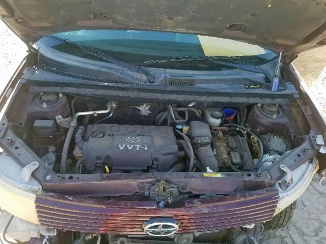 JTLKT324940164259 - 2004 TOYOTA SCION XB PURPLE photo 7