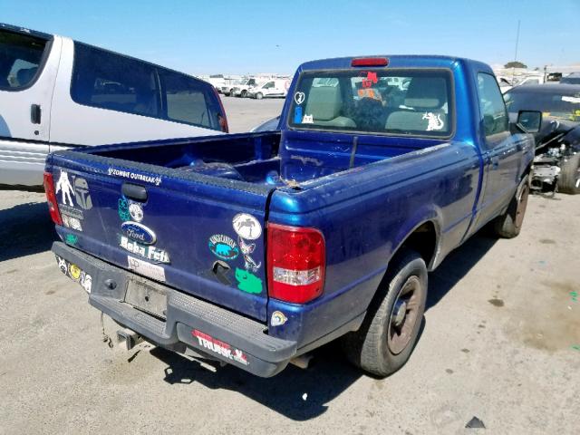 1FTKR1AD8BPB02209 - 2011 FORD RANGER BLUE photo 4