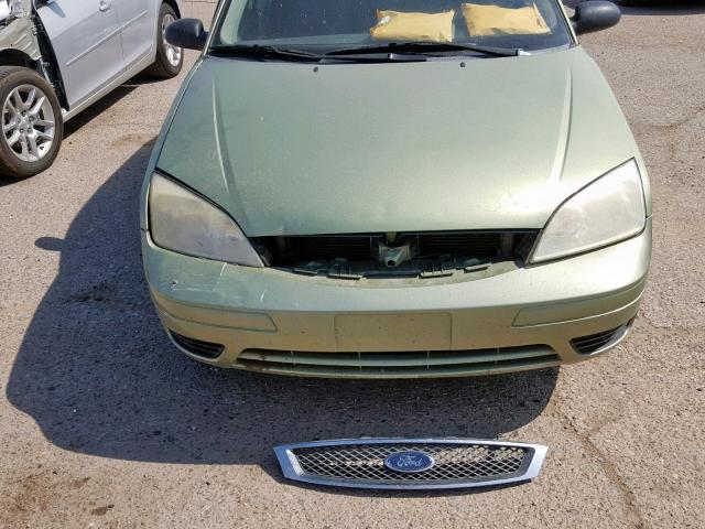 1FAFP34N67W168932 - 2007 FORD FOCUS ZX4 GREEN photo 9