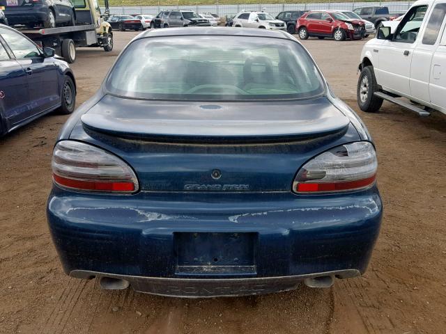 1G2WP5211VF339061 - 1997 PONTIAC GRAND PRIX GREEN photo 10