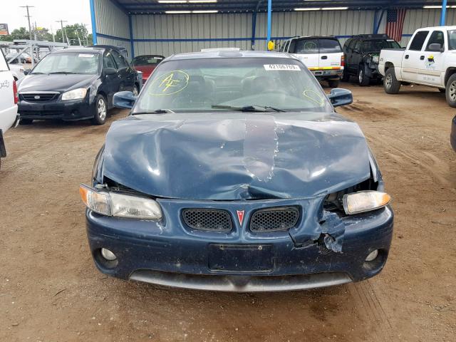 1G2WP5211VF339061 - 1997 PONTIAC GRAND PRIX GREEN photo 9