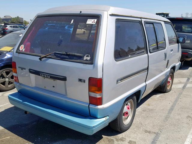 JT3YR26V6E5028410 - 1984 TOYOTA VAN WAGON SILVER photo 4