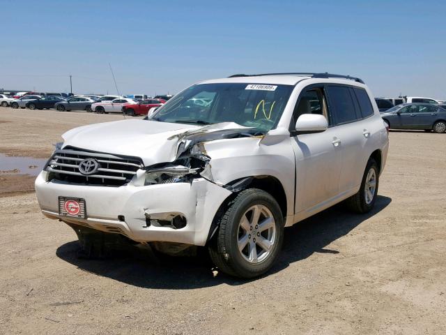 5TDZA3EH7AS002881 - 2010 TOYOTA HIGHLANDER WHITE photo 1