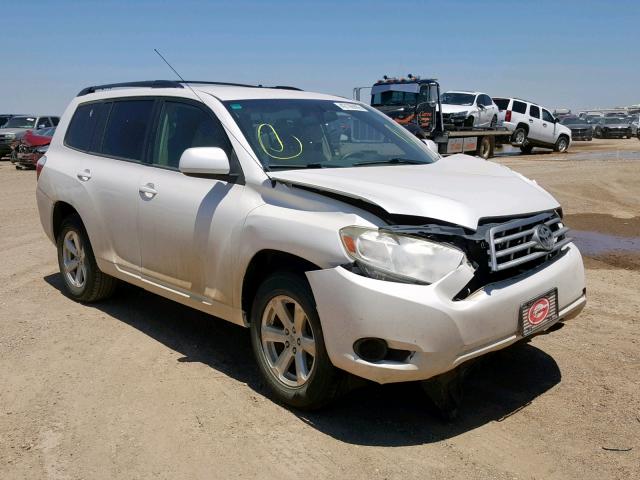 5TDZA3EH7AS002881 - 2010 TOYOTA HIGHLANDER WHITE photo 4