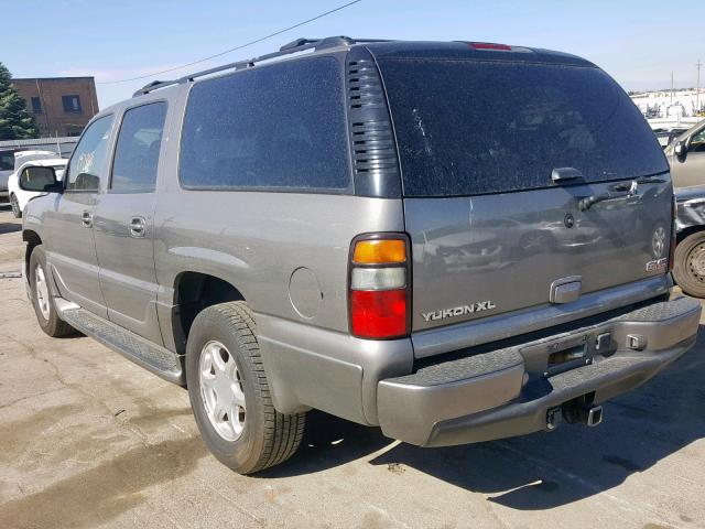 1GKFK66U65J256425 - 2005 GMC YUKON XL D GRAY photo 3