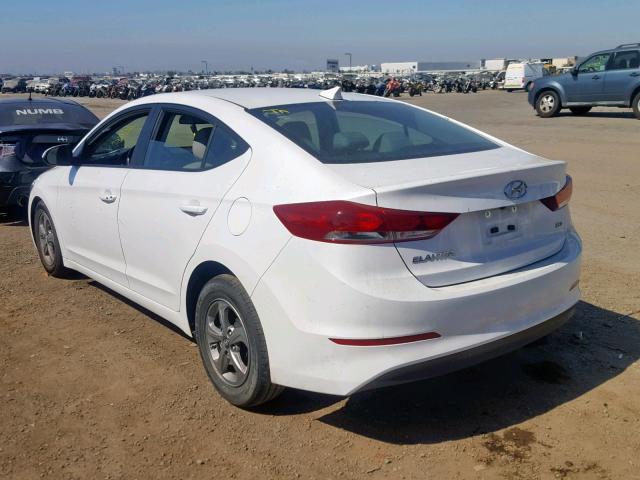 5NPD94LA7HH093021 - 2017 HYUNDAI ELANTRA EC WHITE photo 3