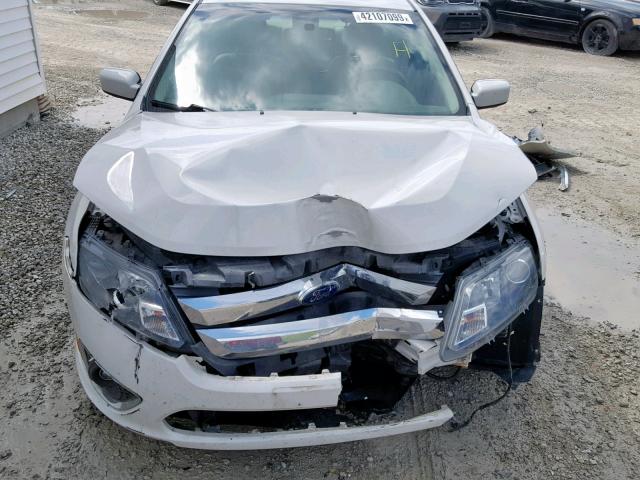 3FAHP0JG3BR180836 - 2011 FORD FUSION SEL WHITE photo 7