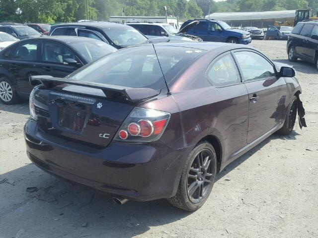 JTKDE167590297723 - 2009 TOYOTA SCION TC Bənövşəyi foto 4