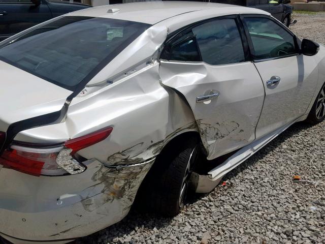 1N4AA6AP3GC395435 - 2016 NISSAN MAXIMA 3.5 WHITE photo 9