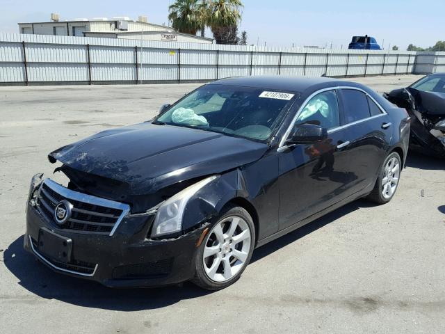 1G6AA5RX4D0160194 - 2013 CADILLAC ATS BLACK photo 2