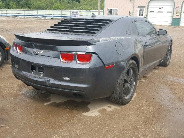 2G1FE1ED9B9146010 - 2011 CHEVROLET CAMARO LS GRAY photo 4