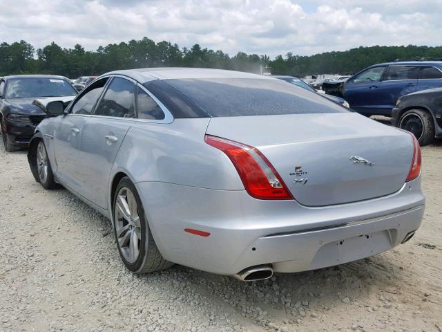 SAJWA1CB9BLV12837 - 2011 JAGUAR XJ BASE SILVER photo 3