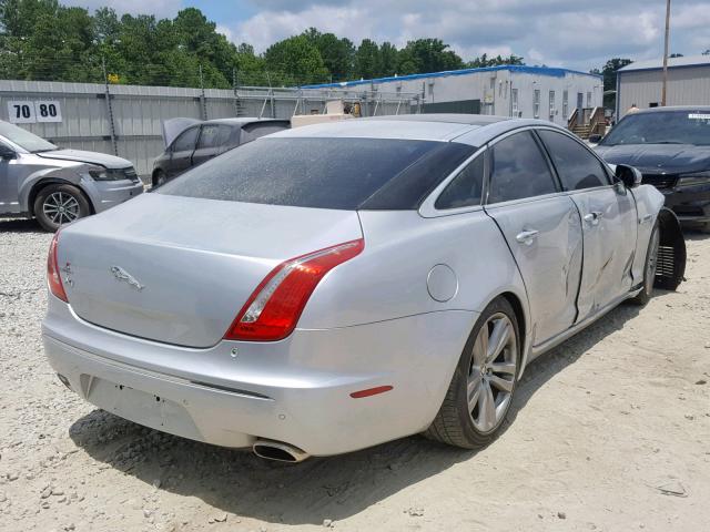 SAJWA1CB9BLV12837 - 2011 JAGUAR XJ BASE SILVER photo 4