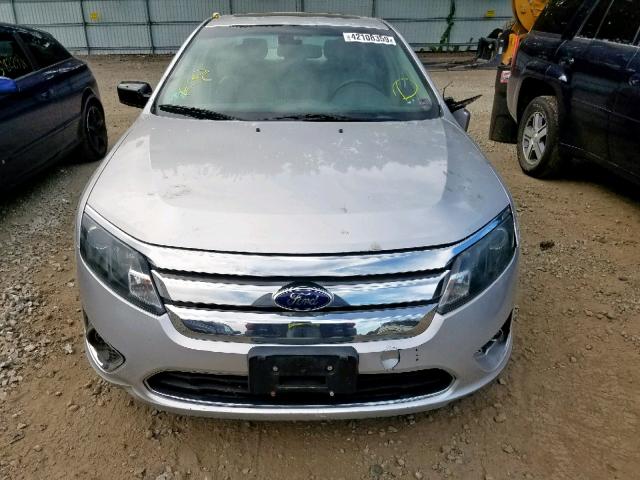 3FAHP0CG3BR229062 - 2011 FORD FUSION SEL GRAY photo 9