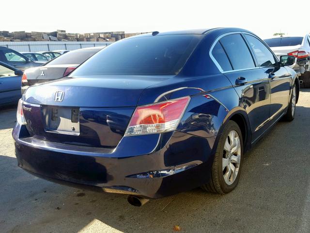 1HGCP2F85AA131777 - 2010 HONDA ACCORD EXL BLUE photo 4