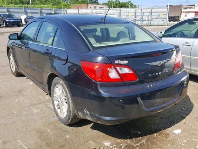 1C3LC56J38N258971 - 2008 CHRYSLER SEBRING TO BLACK photo 3