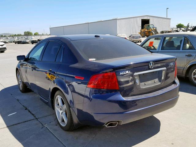 19UUA66236A060921 - 2006 ACURA 3.2TL BLUE photo 3