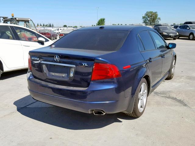 19UUA66236A060921 - 2006 ACURA 3.2TL BLUE photo 4