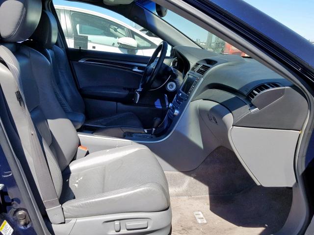 19UUA66236A060921 - 2006 ACURA 3.2TL BLUE photo 5