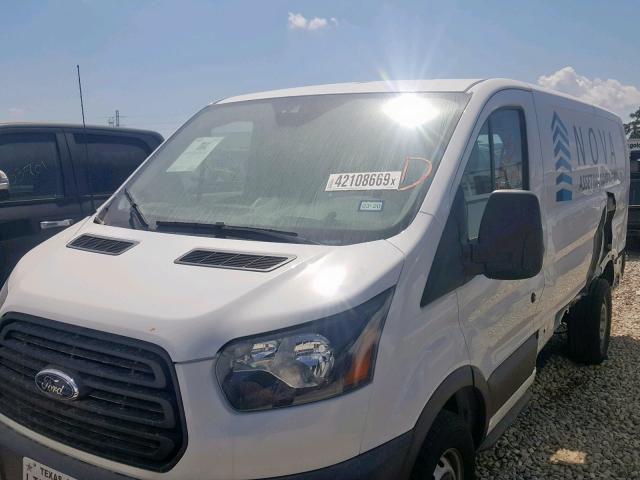 1FTYR1ZMXJKB02562 - 2018 FORD TRANSIT T- WHITE photo 2