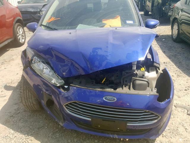 3FADP4BJ2EM153970 - 2014 FORD FIESTA SE BLUE photo 9