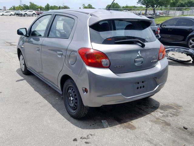 ML32A3HJ5FH036655 - 2015 MITSUBISHI MIRAGE DE GRAY photo 3