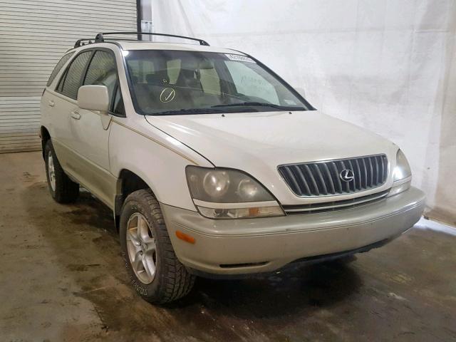 JT6HF10U1X0063930 - 1999 LEXUS RX 300 WHITE photo 1