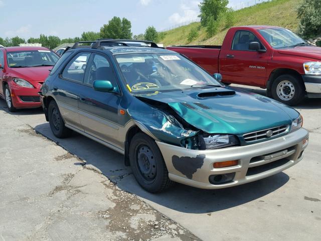 JF1GF4856YG807068 - 2000 SUBARU IMPREZA OU GREEN photo 1