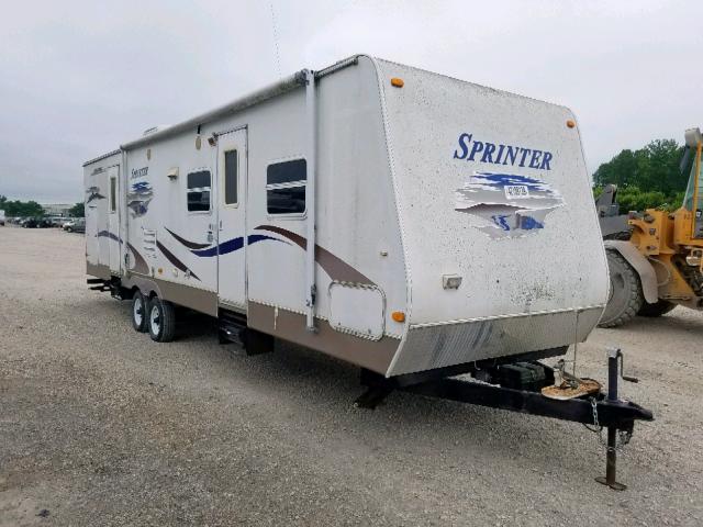 4YDT3112X8L531370 - 2008 KEYSTONE SPRINTER WHITE photo 1