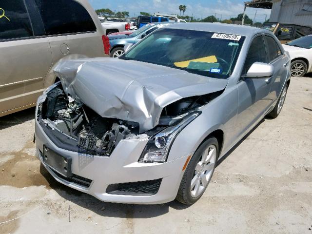 1G6AA5RA6D0174660 - 2013 CADILLAC ATS SILVER photo 2