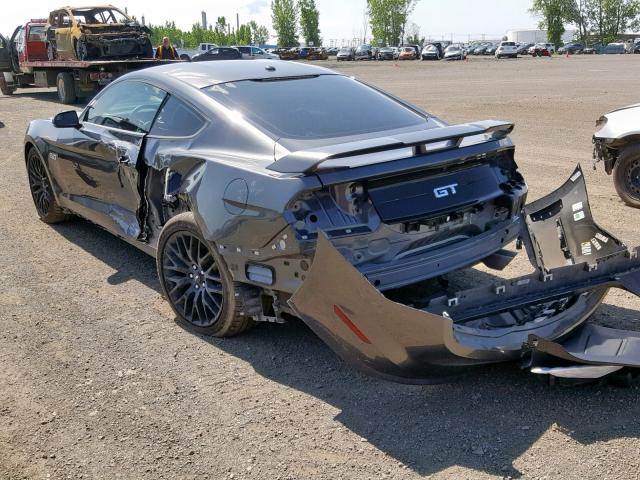 1FA6P8CF5J5150412 - 2018 FORD MUSTANG GT CHARCOAL photo 3