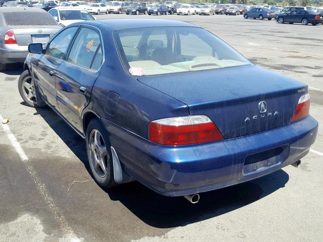 19UUA56682A010247 - 2002 ACURA 3.2TL BLUE photo 3