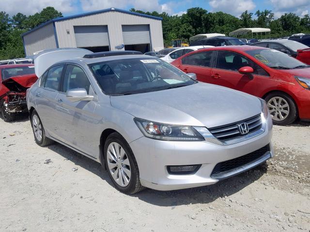 1HGCR2F86EA301452 - 2014 HONDA ACCORD EXL SILVER photo 1