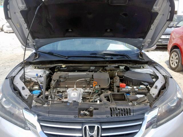 1HGCR2F86EA301452 - 2014 HONDA ACCORD EXL SILVER photo 7