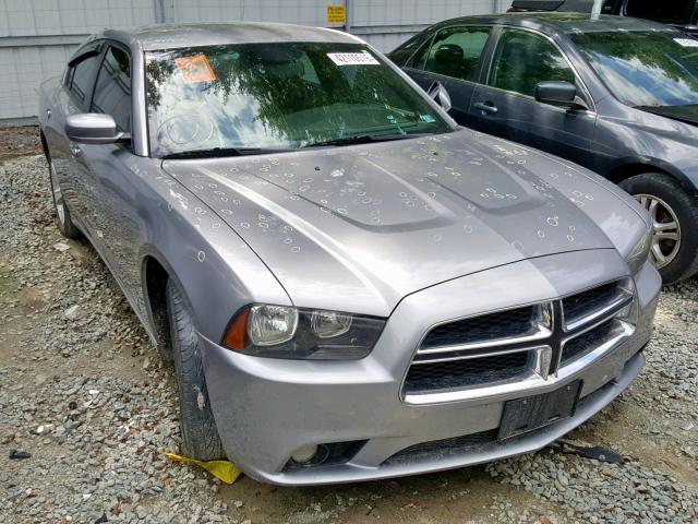 2C3CDXHG8EH366291 - 2014 DODGE CHARGER SX SILVER photo 1