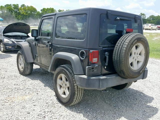 1C4AJWAG6FL761333 - 2015 JEEP WRANGLER S BLACK photo 3