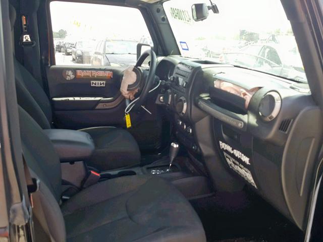 1C4AJWAG6FL761333 - 2015 JEEP WRANGLER S BLACK photo 5