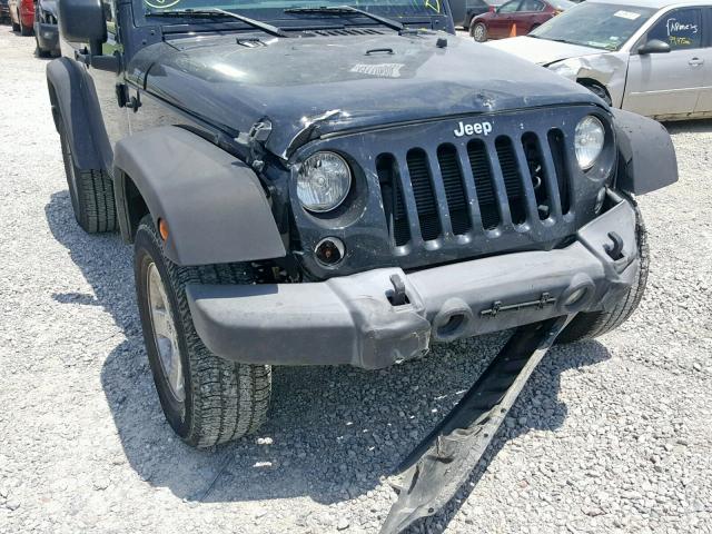 1C4AJWAG6FL761333 - 2015 JEEP WRANGLER S BLACK photo 9
