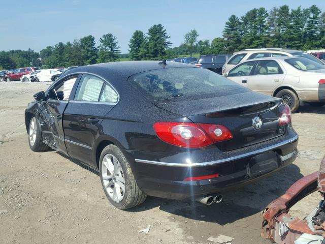 WVWHL73C19E519454 - 2009 VOLKSWAGEN CC LUXURY BLACK photo 3