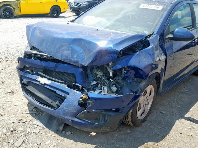 1G1JA5SH5E4122363 - 2014 CHEVROLET SONIC LS BLUE photo 9