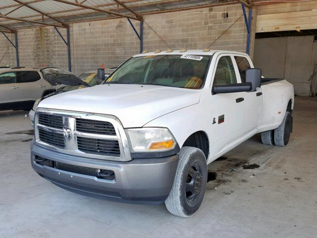 3D73Y4CLXBG508693 - 2011 DODGE RAM 3500 WHITE photo 2