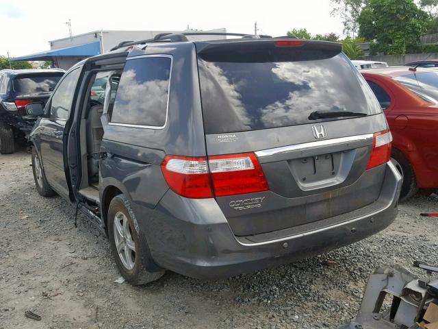 5FNRL38827B049125 - 2007 HONDA ODYSSEY TO SILVER photo 3