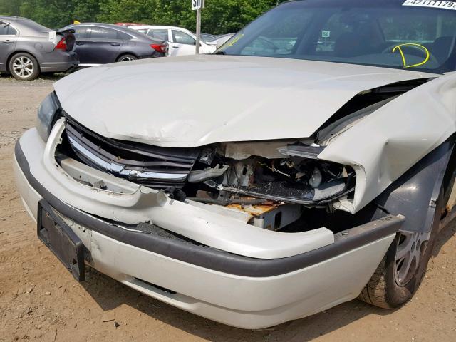 2G1WF52E649386264 - 2004 CHEVROLET IMPALA WHITE photo 9