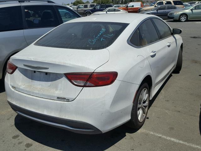 1C3CCCCB9FN612748 - 2015 CHRYSLER 200 C WHITE photo 4