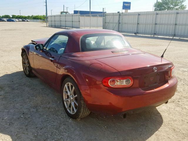 JM1NC2PF3C0221616 - 2012 MAZDA MX-5 MIATA RED photo 3