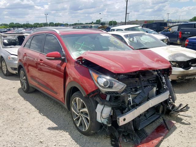 KNDCE3LC2J5147852 - 2018 KIA NIRO TOURI RED photo 1