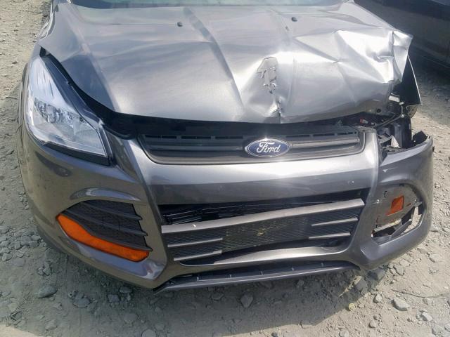 1FMCU0F7XFUC72249 - 2015 FORD ESCAPE S GRAY photo 9